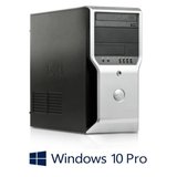 Workstation Dell Precision T1500, Quad Core i5-750, 8GB DDR3, Win 10 Pro